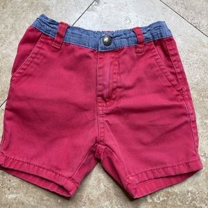 Nautica boys red shorts